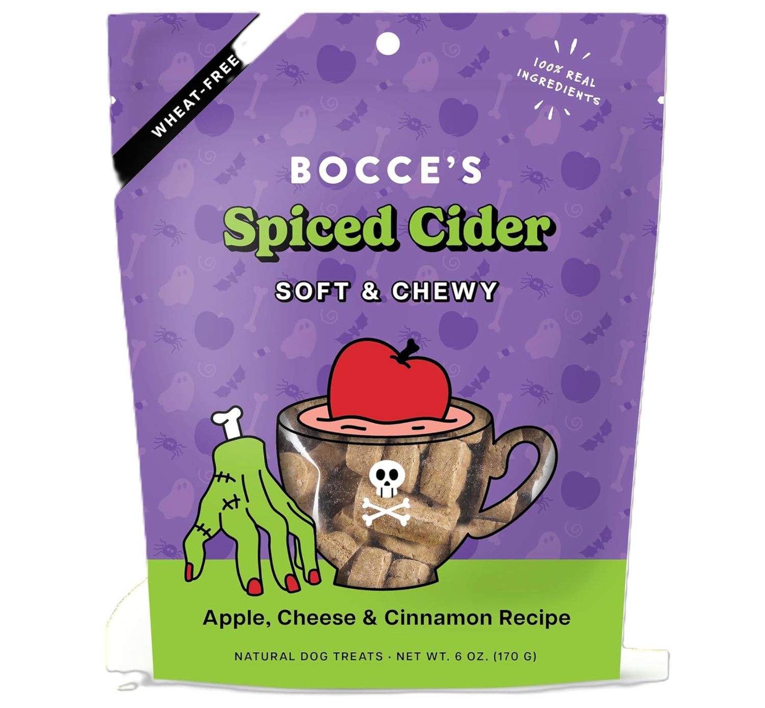 Bocce's Dog Halloween Soft &amp; Chewy Spiced Cider 6oz