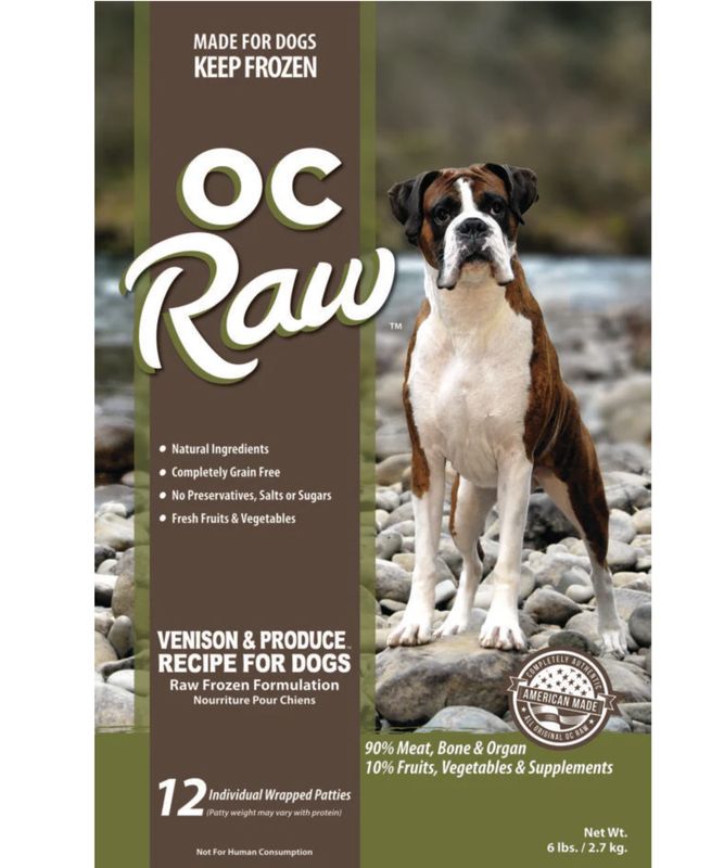 OC Raw Dog Frozen Venison