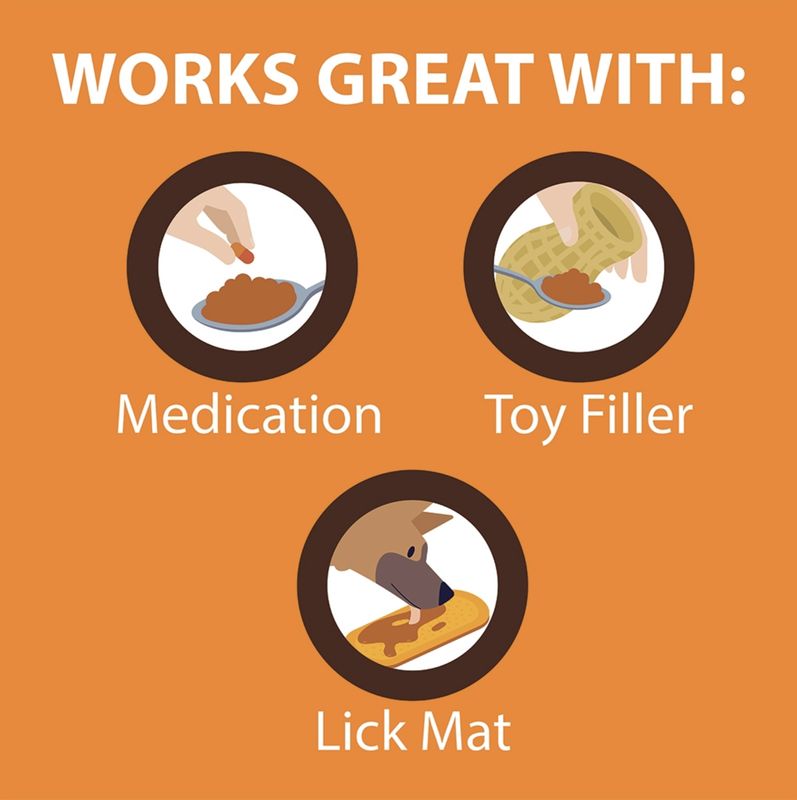 Poochie Butter Dog Pumpkin Peanut Butter Squeeze Pack 2oz