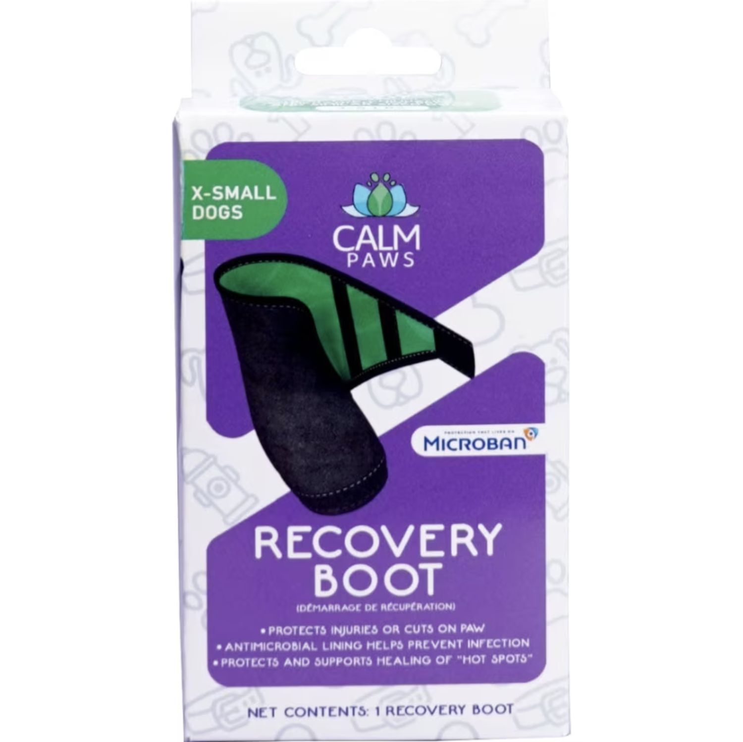 Calm Paws Recovery Boot, Size: X-Small