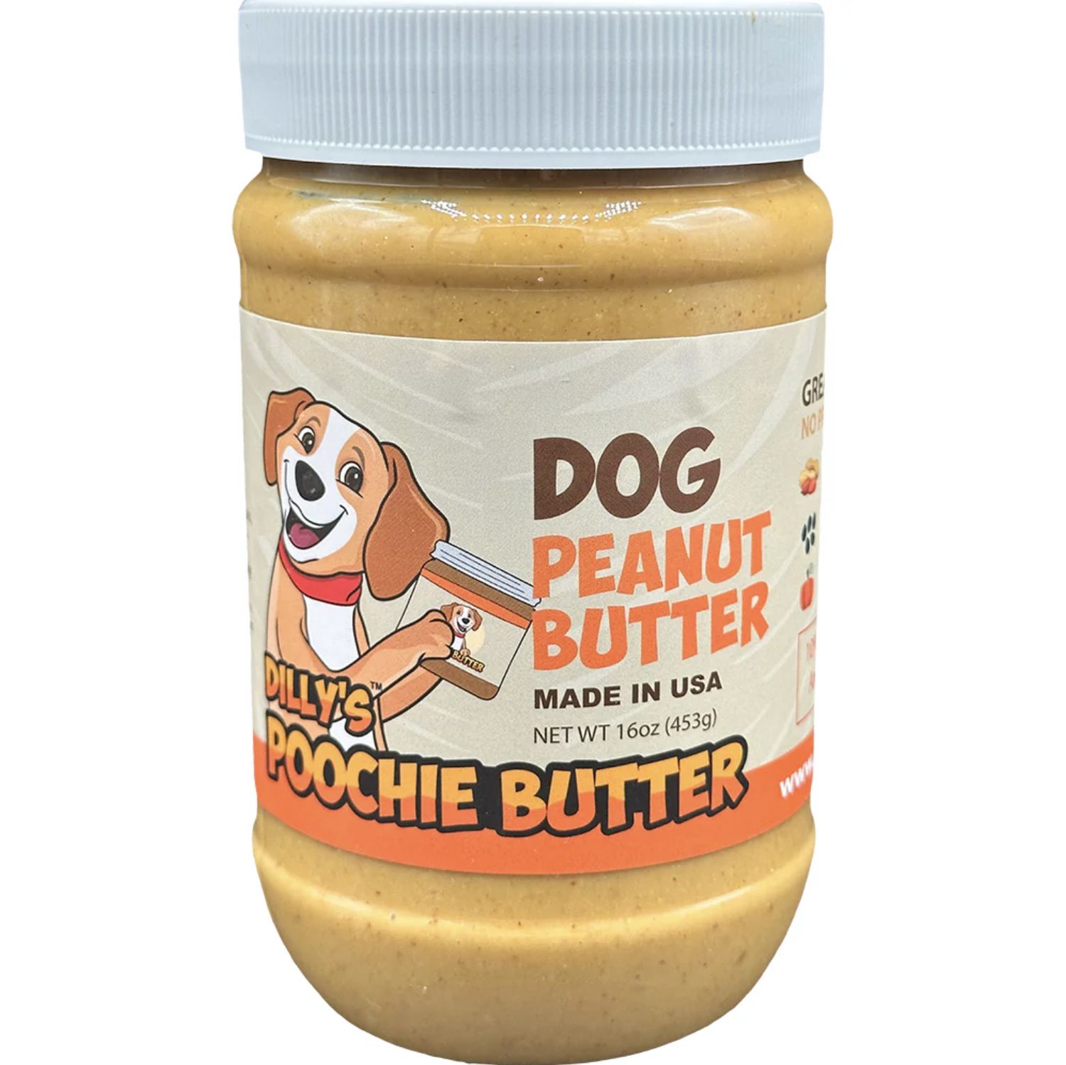 Poochie Butter Dog Pumpkin Peanut Butter, Size: 16oz
