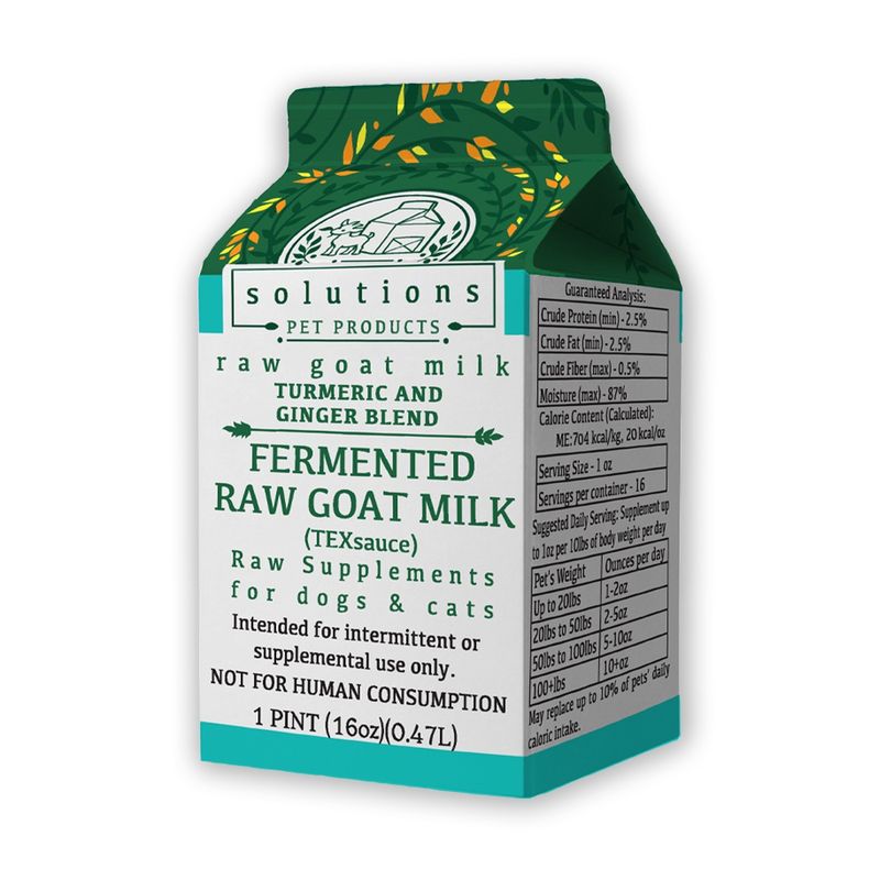 Solutions Frozen Fermented Raw Goat Milk (TEXsauce) 16oz