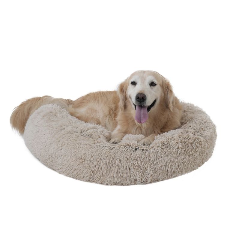 Tall Tails Dog &amp; Cat Cuddle Bed Frosted Khaki