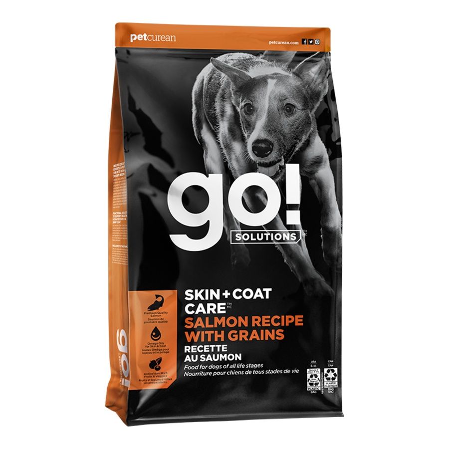 Go! Dog Skin &amp; Coat Salmon with Grain, Size: 3.5lb