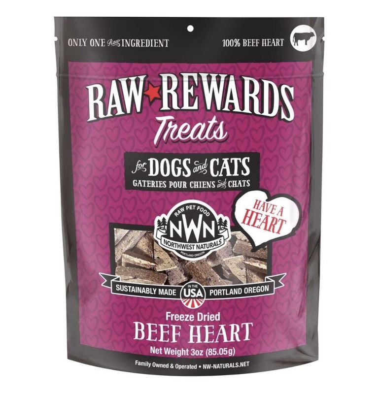 Northwest Naturals Dog &amp; Cat Freeze Dried Beef Heart 3oz