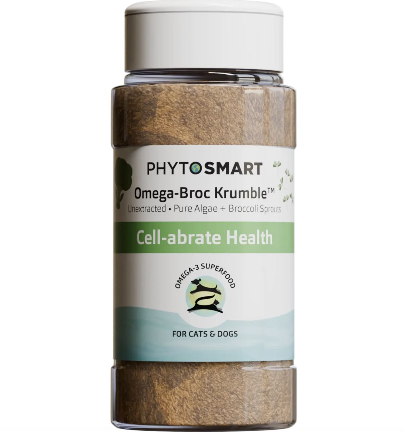 PhytoSmart Omega-Brock Krumble Cell-abrate Health 2.47oz