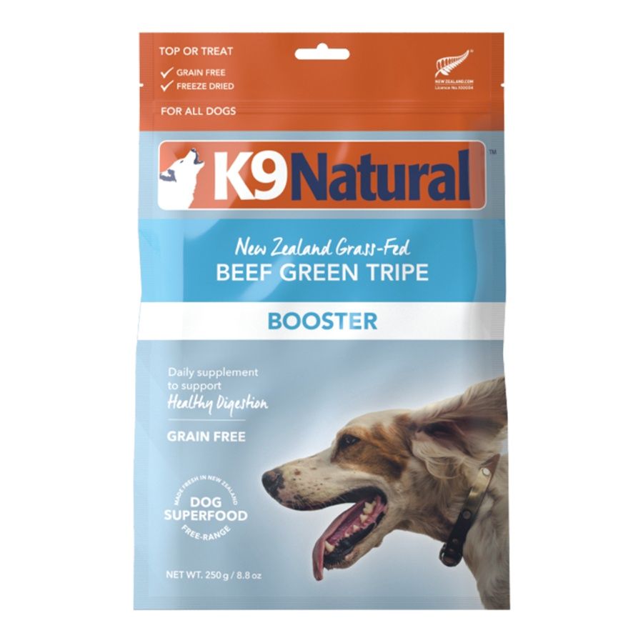 K9 Natural Freeze-Dried GF Beef Green Tripe Booster, Size: 8.8oz