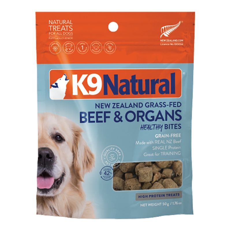 K9 Natural Freeze-Dried Healthy Bites Beef 1.76oz
