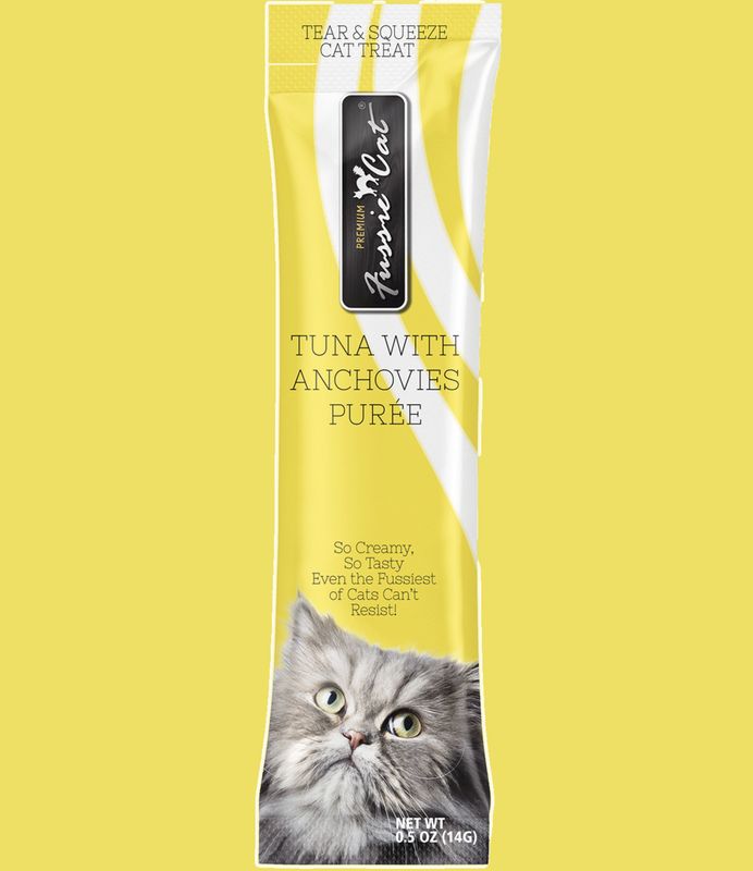 Fussie Cat Puree Tuna &amp; Anchovies