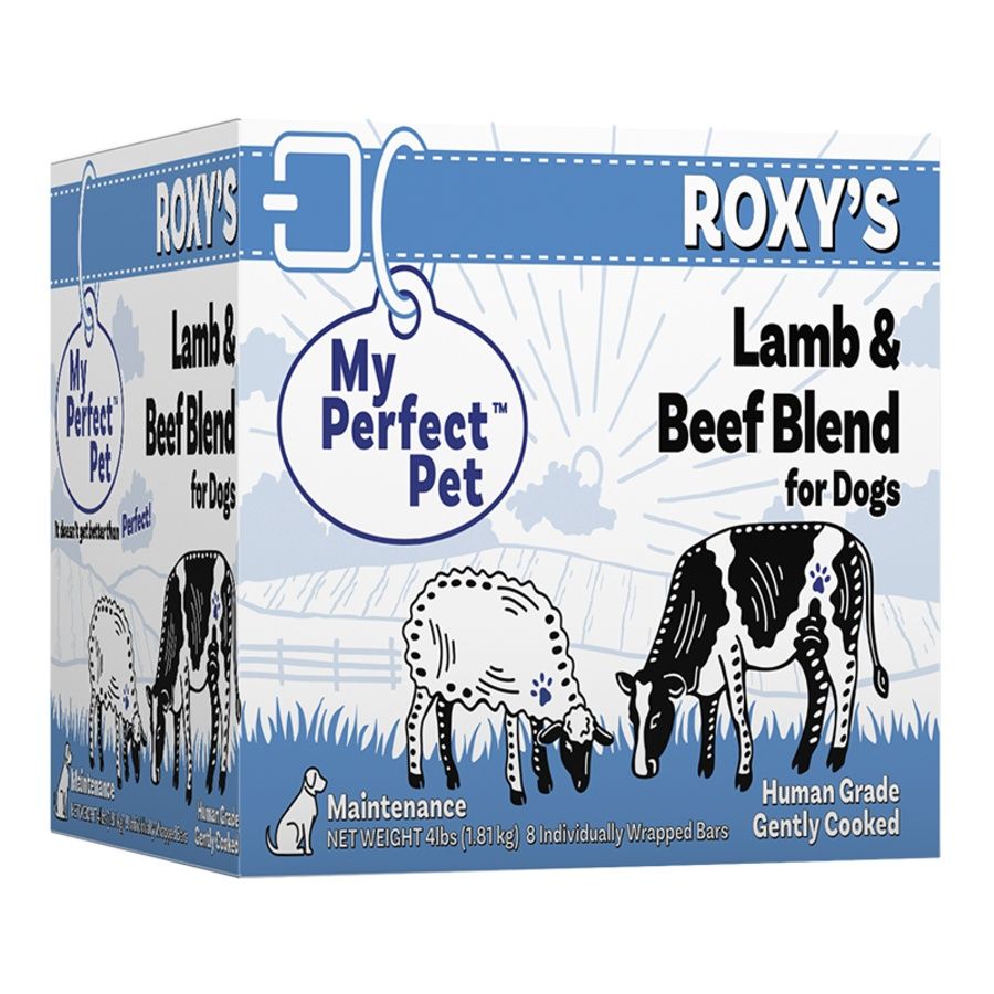 My Perfect Pet Dog Frozen Roxy's Lamb &amp; Beef, Size: 4lb Box
