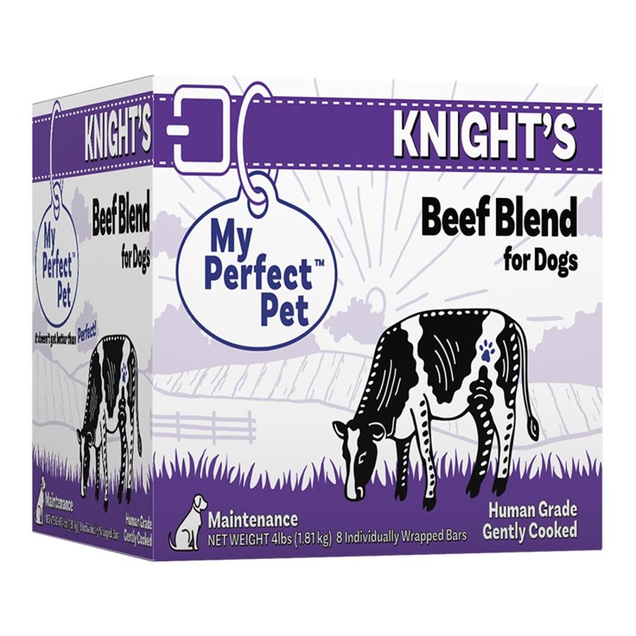 My Perfect Pet Dog Frozen Knight's Beef, Size: 4lb Box