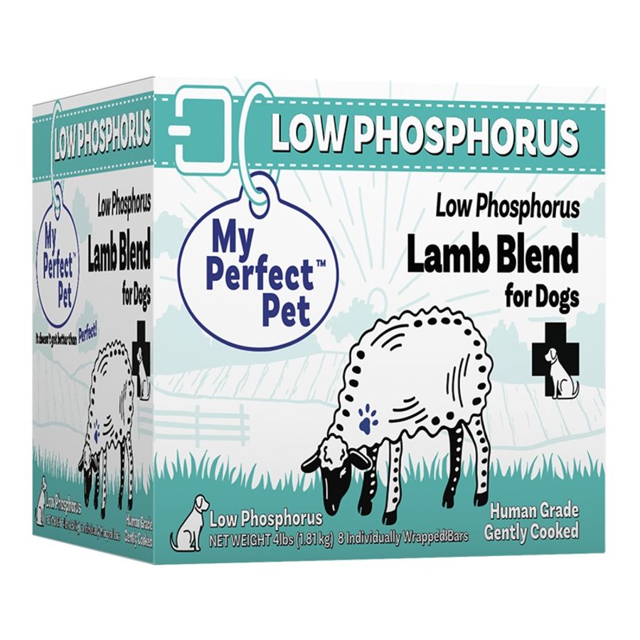 My Perfect Pet Dog Frozen Low Phosphorus Lamb, Size: 4lb Box