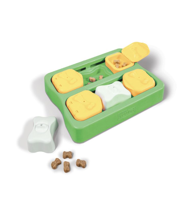 Outward Hound Dog Brick Level 2 Puzzle Green