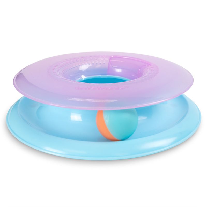 Outward Hound Catstages Race 'N Chase Track Toy Purple