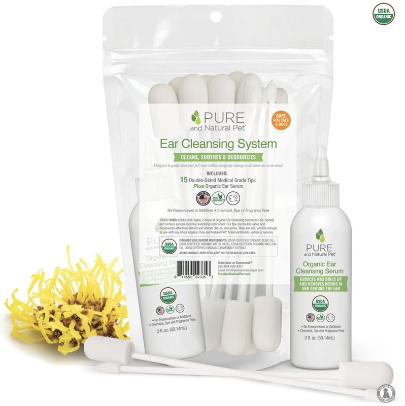 Pure &amp; Natural Dog &amp; Cat Ear Cleansing System