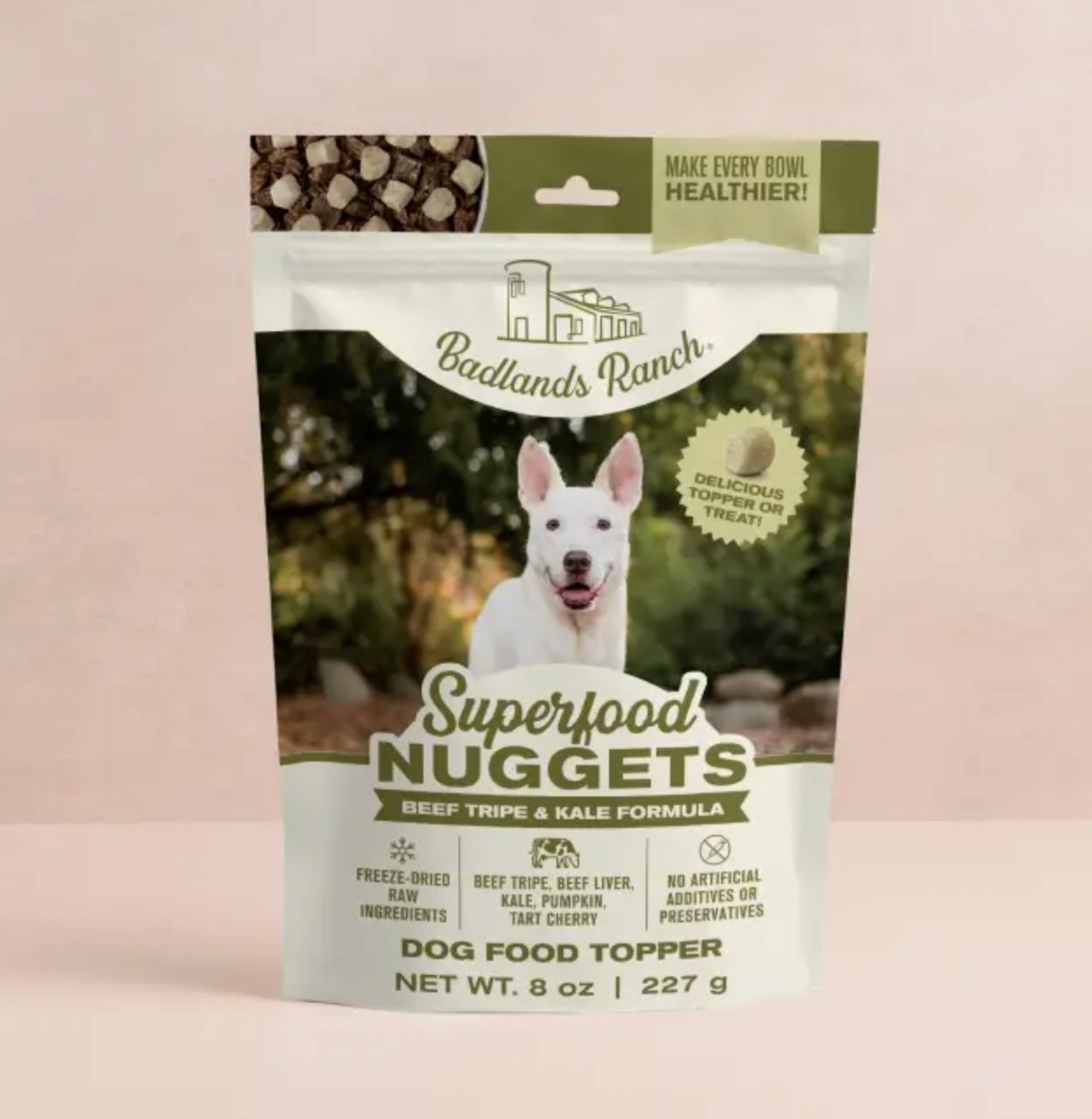Badlands Ranch Dog Superfood Beef Tripe &amp; Kale 8oz