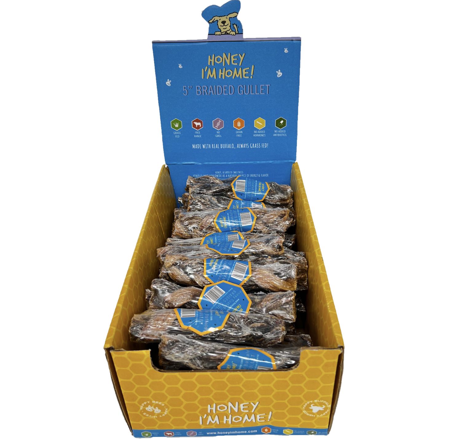 Honey I'm Home Buffalo Braided Gullet Sticks