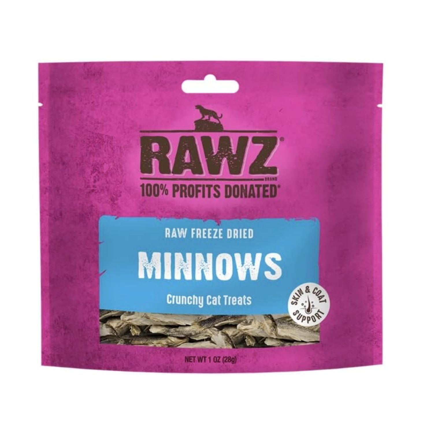 Rawz Cat Freeze Dried Minnows 1oz