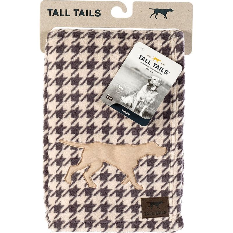 Tall Tails Dog &amp; Cat Blanket  Houndstooth 40''X60''