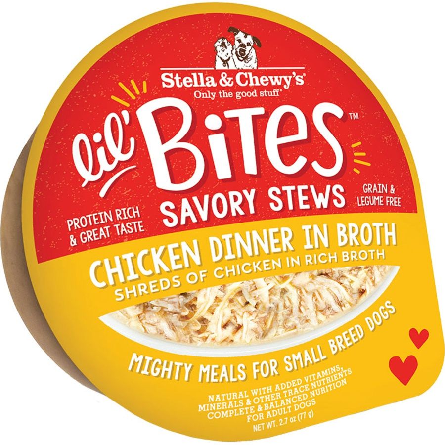 Stella &amp; Chewy's Dog Lil Bites Savory Stews Chicken 2.7oz