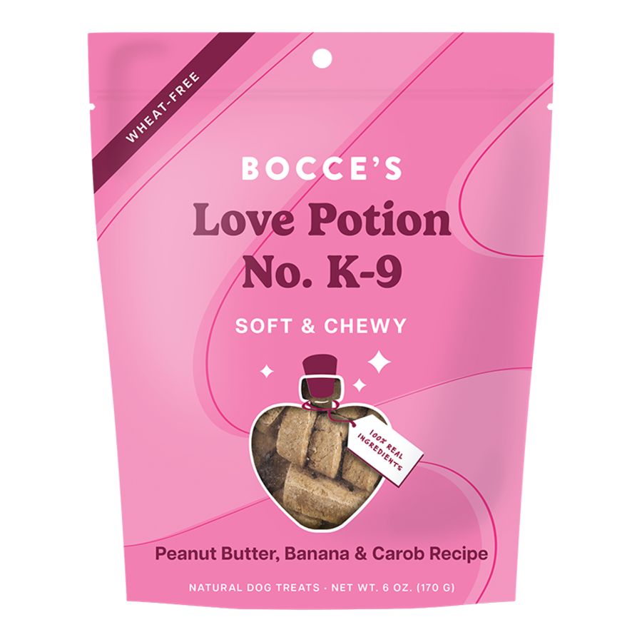 Bocce's Dog Valentine's Day Soft &amp; Chewy Love Potion No. K-9 6oz