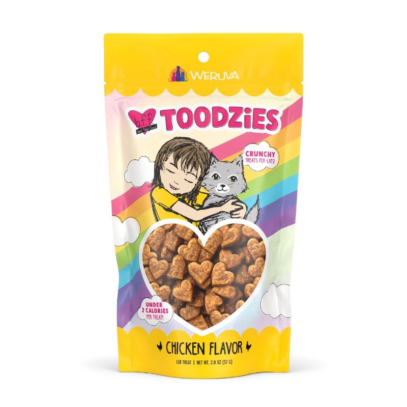 Weruva Bff Cat Toodzies Crunchy Chicken Treats 2oz