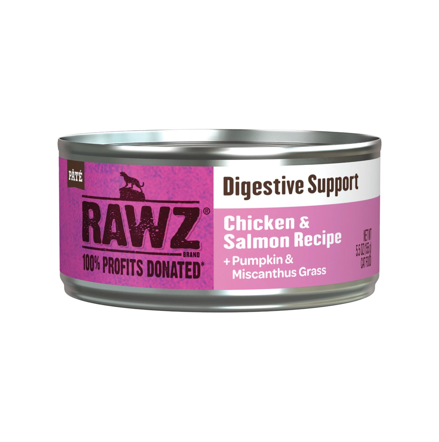 Rawz Cat Digestive Support Chicken &amp; Salmon 5.5oz