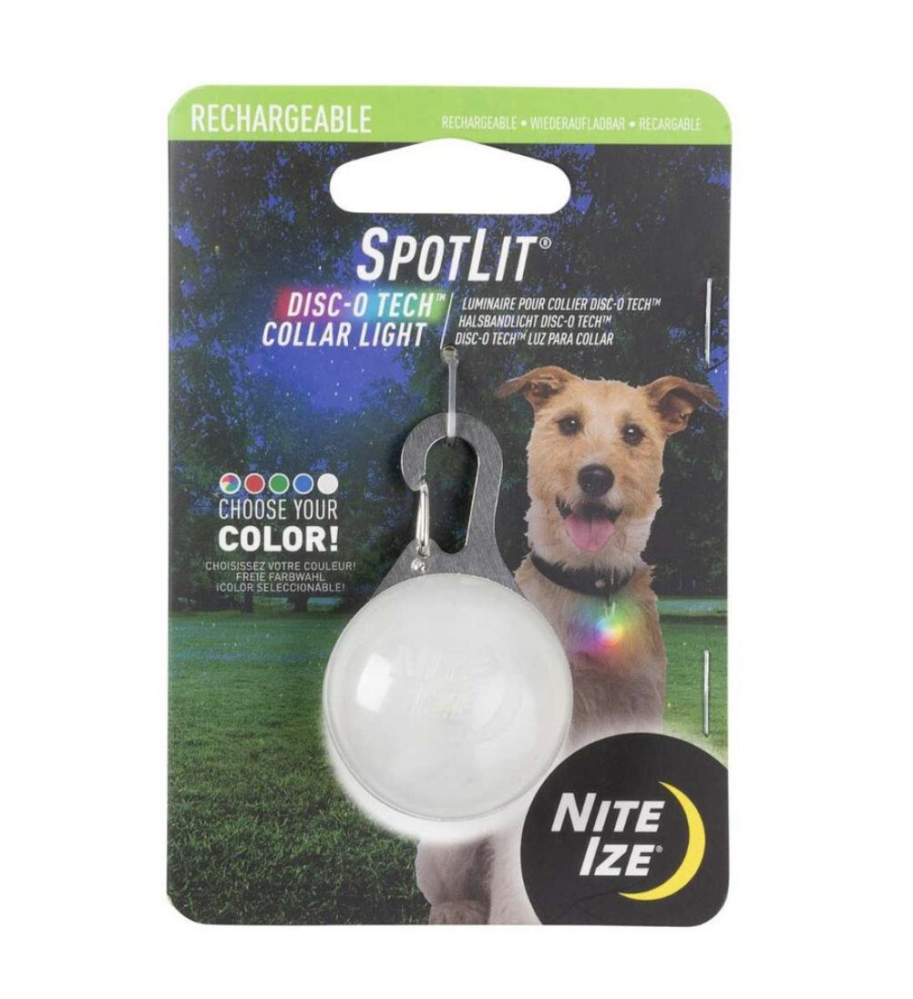 Nite Ize SpotLit LED Collar Light, Color: Disc-O