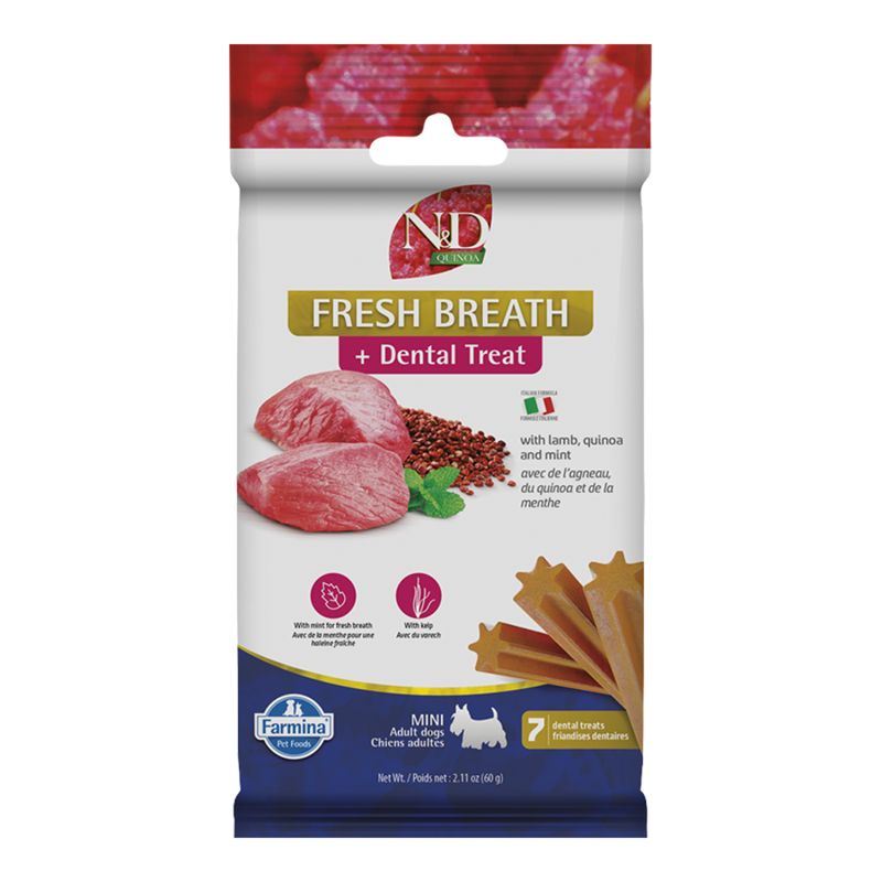 Farmina Dog Dental Treats Quinoa Lamb