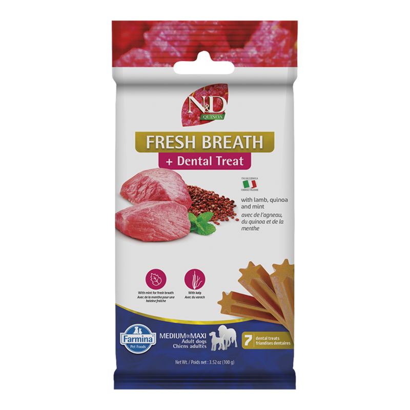 Farmina Dog Dental Treats Quinoa Lamb
