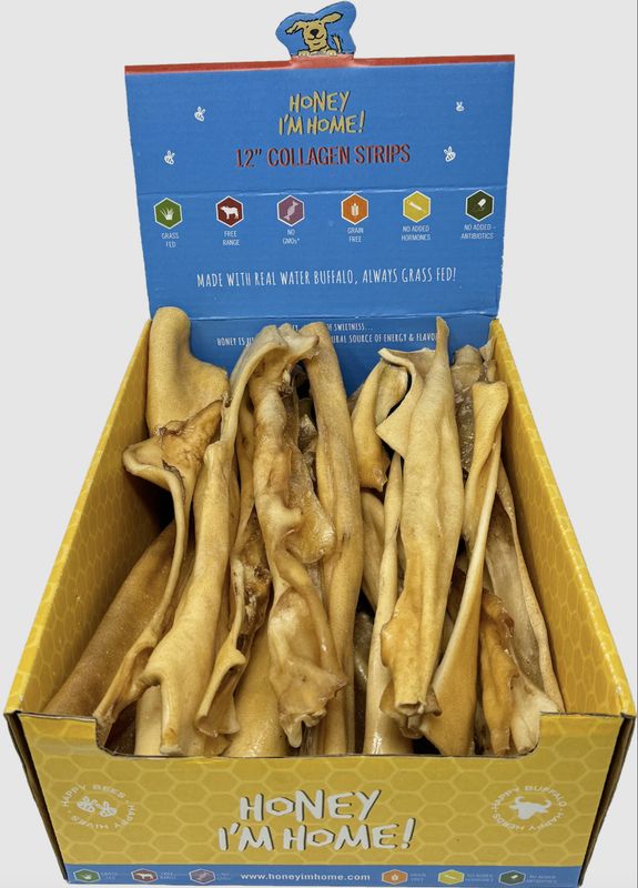 Honey I'm Home Buffalo Collagen Strips