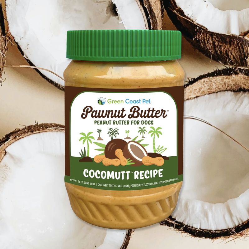 Green Coast Pet Peanut Butter with Coconut Oil 16oz