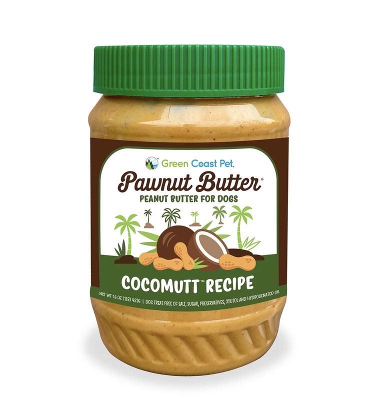 Green Coast Pet Peanut Butter with Coconut Oil 16oz