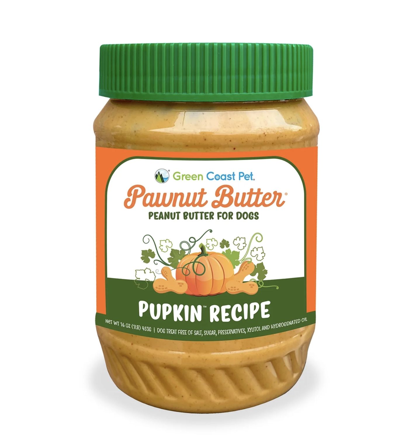 Green Coast Pet Peanut Butter with Pumpkin 16oz