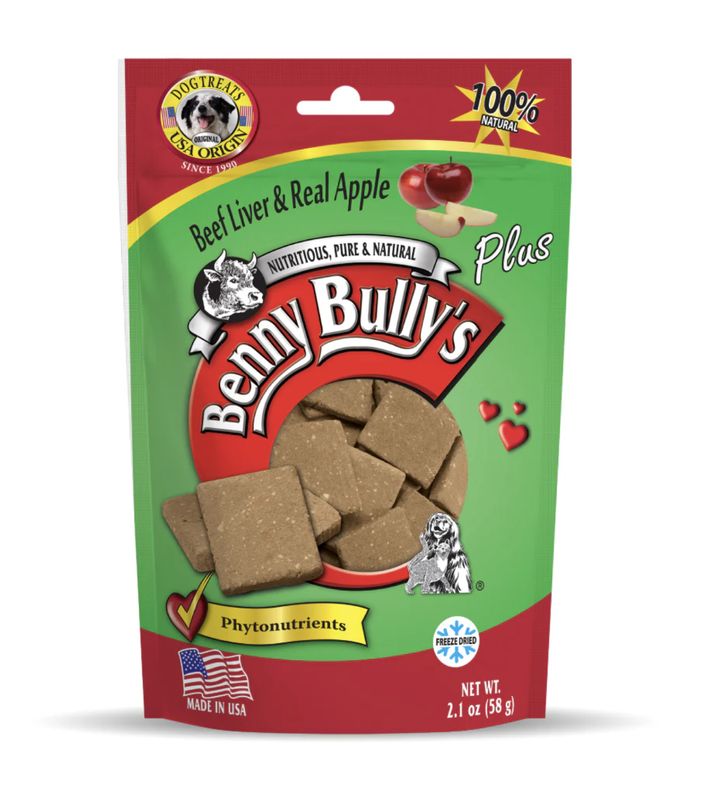 Benny Bully's Beef Liver Plus Apple 2.1oz