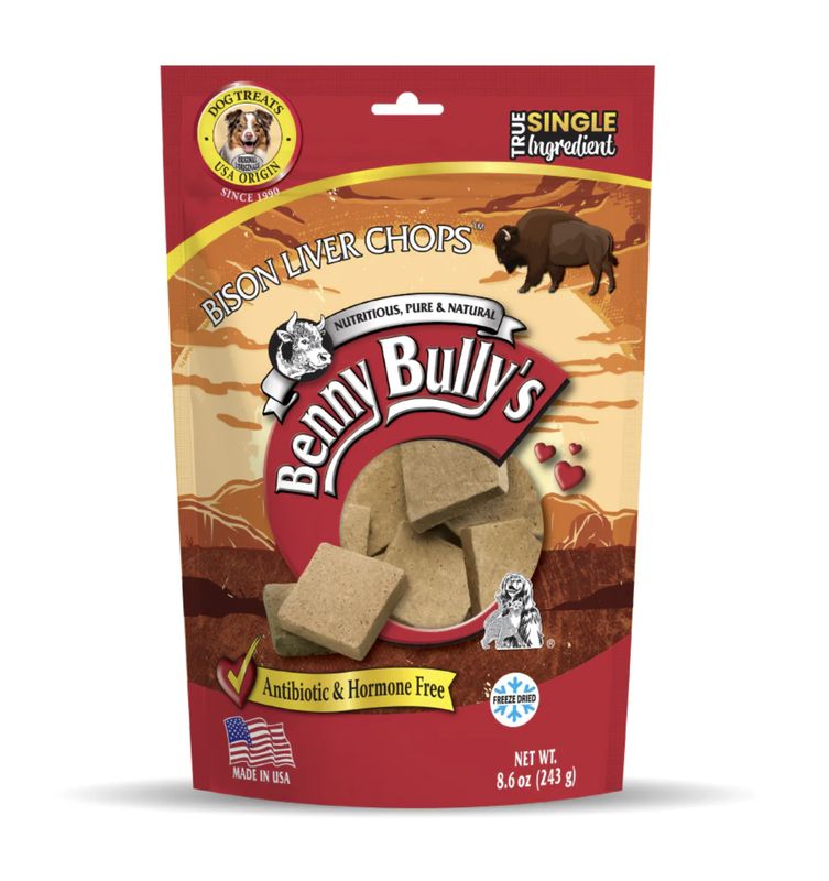 Benny Bully's Bison Liver Chops 2.1oz