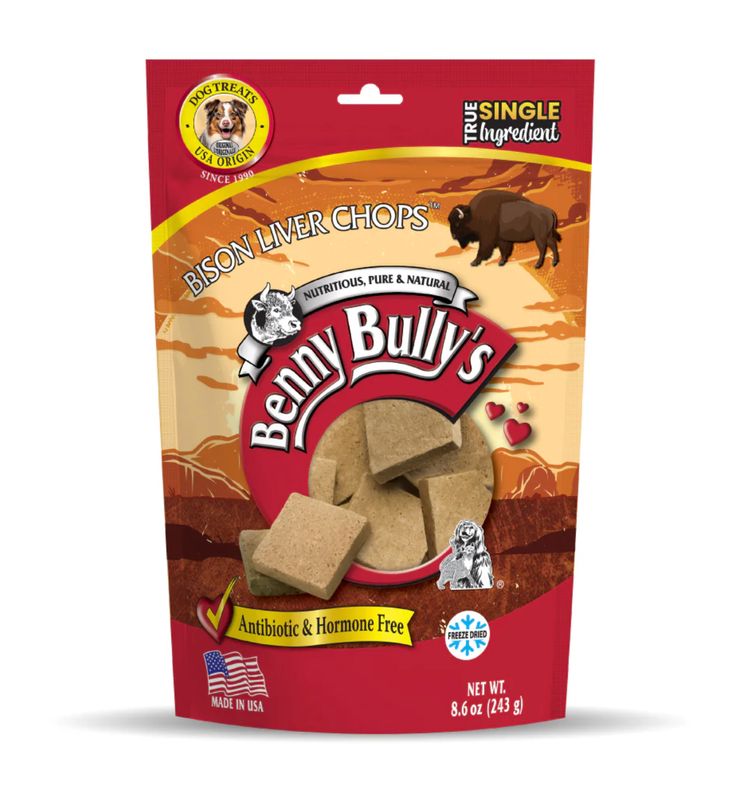 Benny Bully's Bison Liver Chops 2.1oz