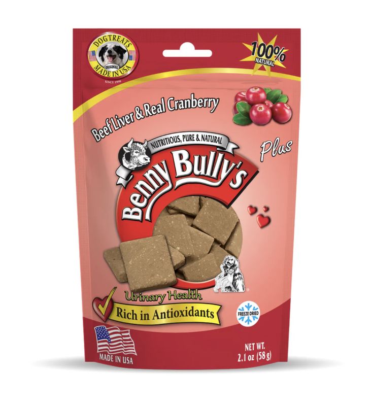 Benny Bully's Beef Liver Plus Cranberry 2.1oz