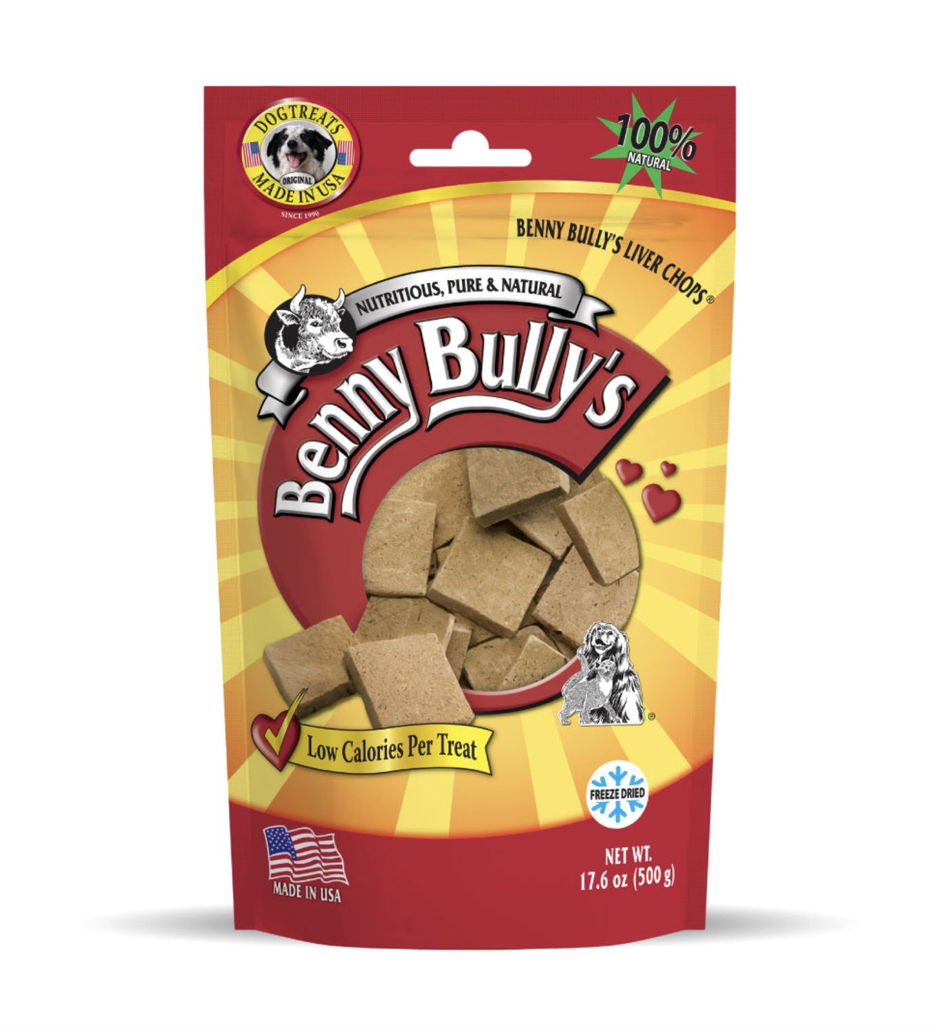 Benny Bully's Beef Liver Chops Original 18oz