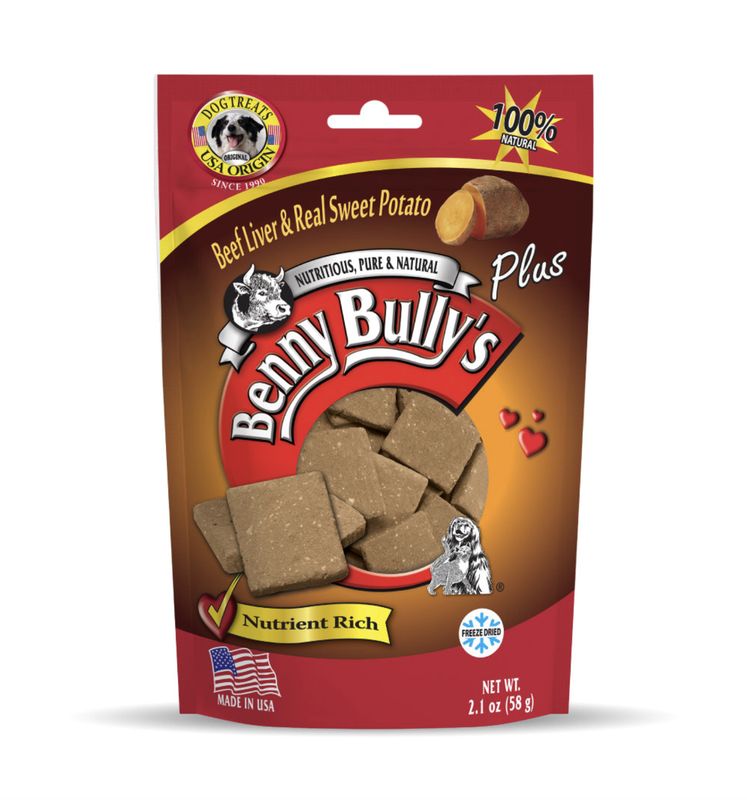 Benny Bully's Beef Liver Plus Sweet Potato 2.1oz