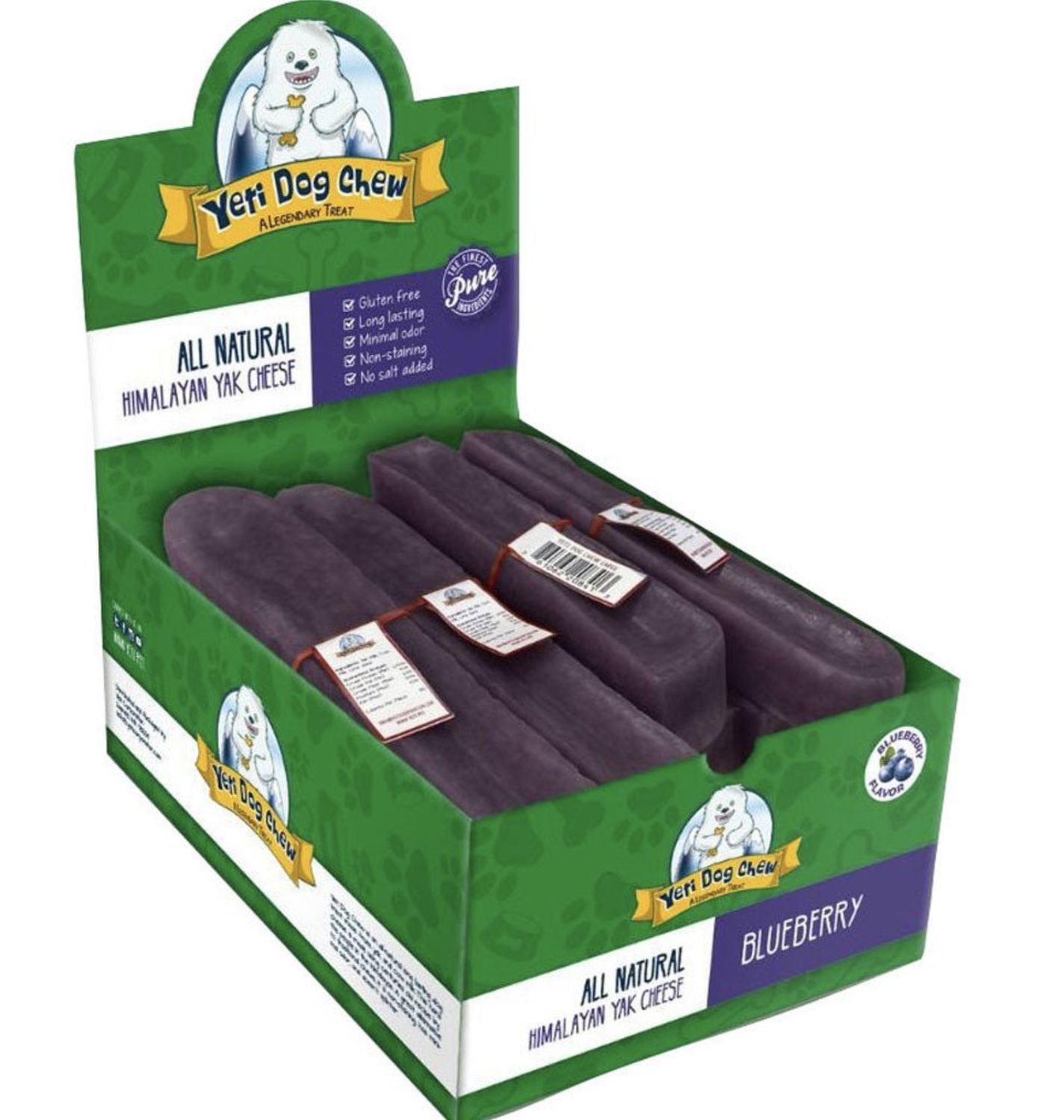 Yeti Dog Chew Yak Cheese Large Blueberry Single