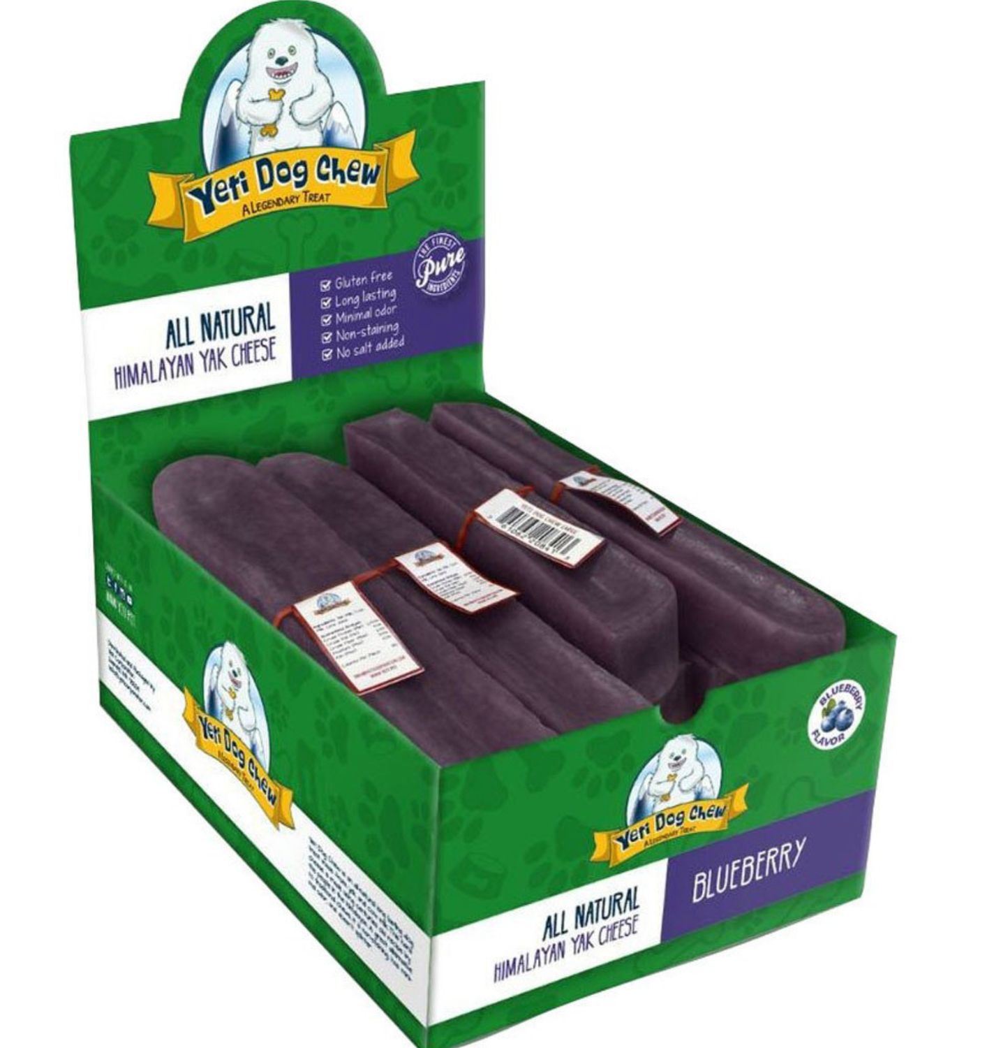 Yeti Dog Chew Yak Cheese Large Blueberry Single