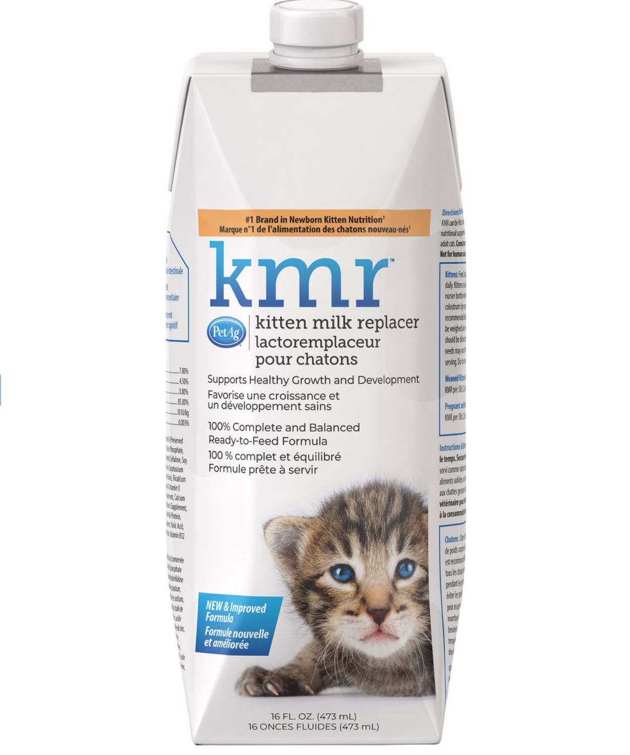 KMR Kitten Milk Replacer Liquid 16oz