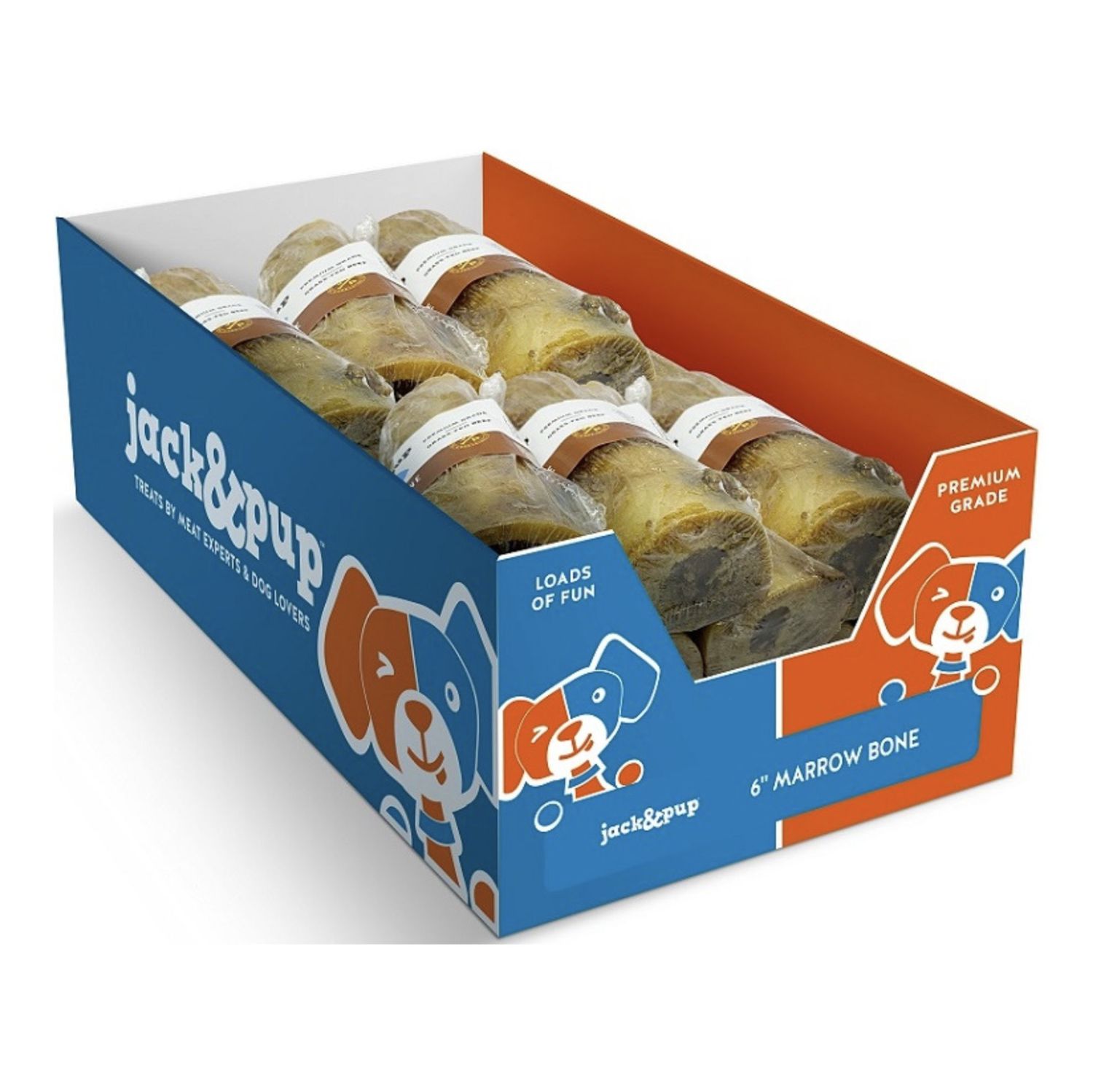 Jack &amp; Pup Marrow Bone 6''