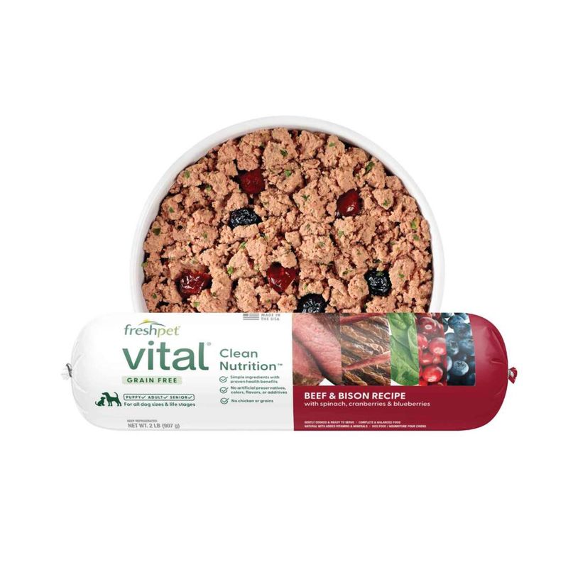 FreshPet Dog Vital Grain Free Beef &amp; Bison