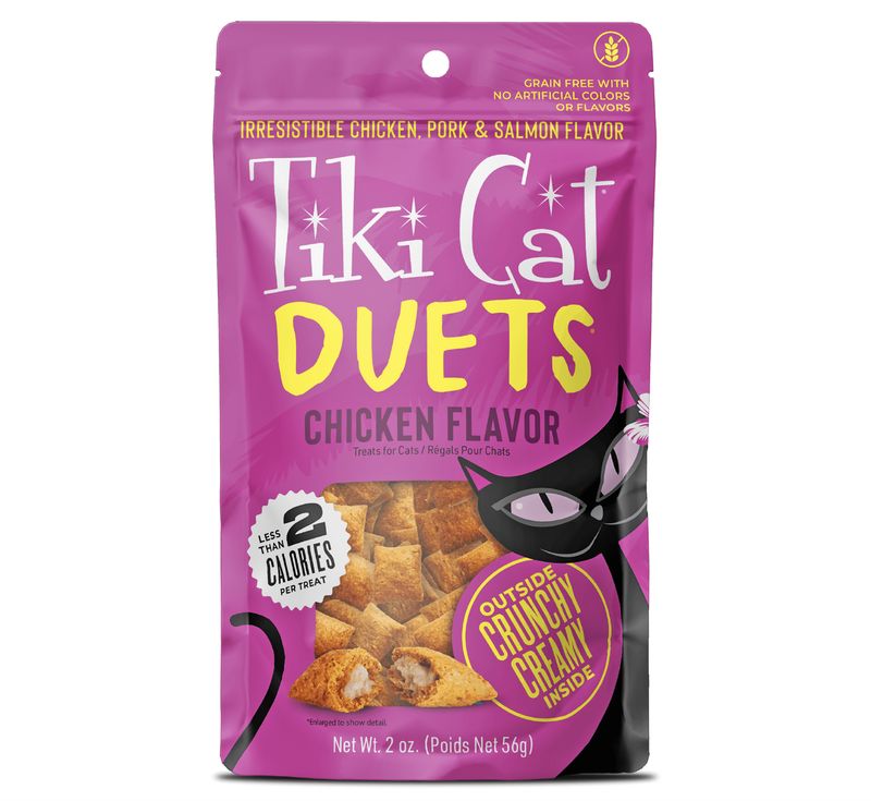 Tiki Cat Duets Chicken Flavor Treats 2oz