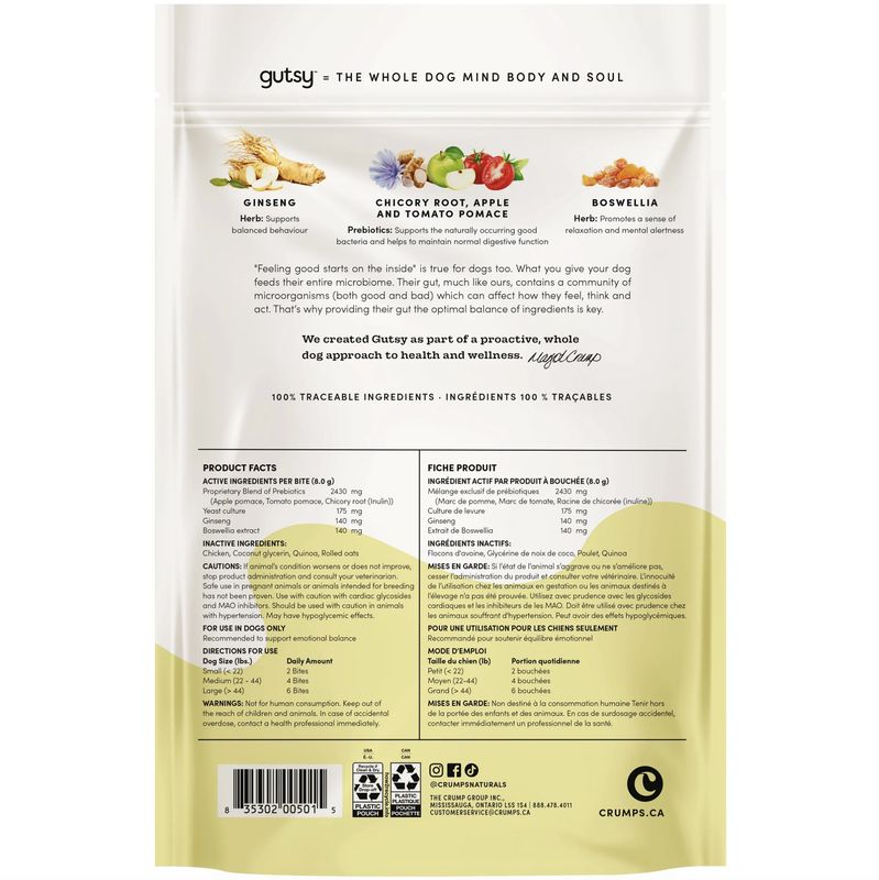 Crumps Gutsy Dog Happy Bites 4.6oz