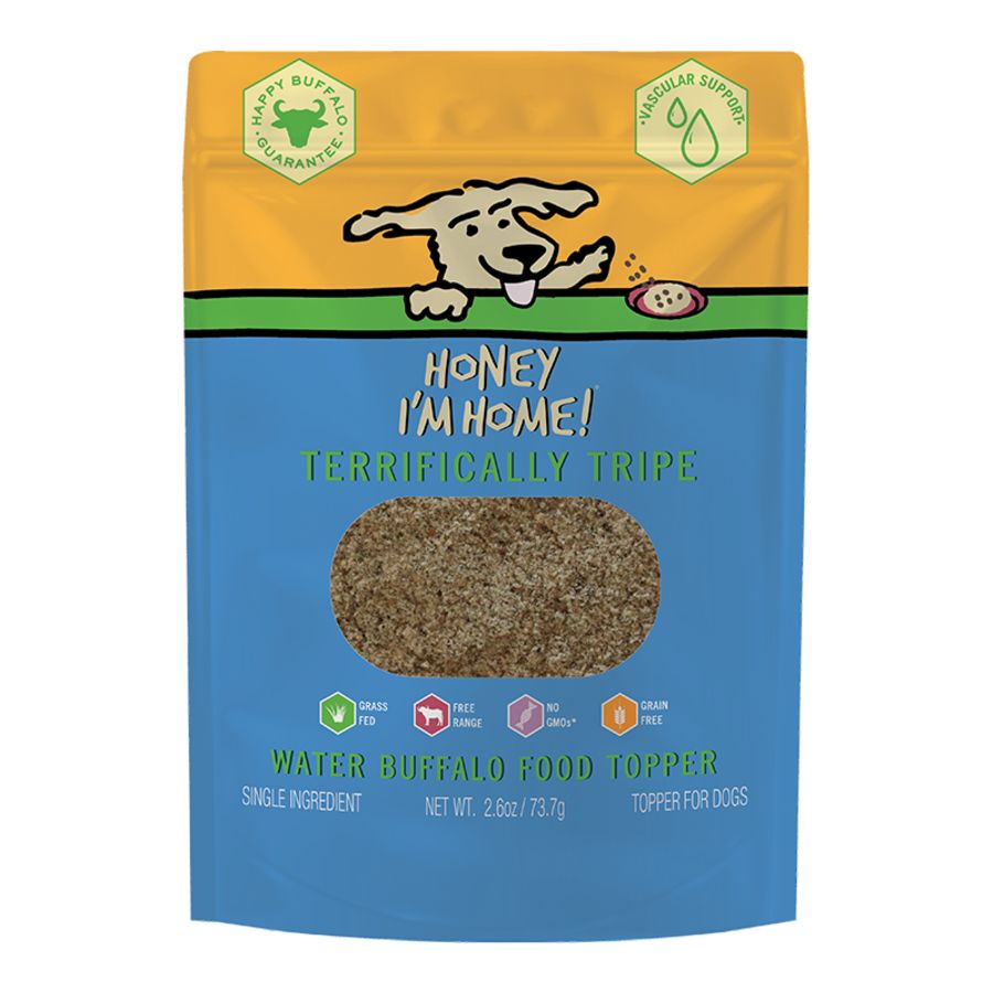 Honey I'm Home Dog Buffalo Terrifically Tripe Food Topper