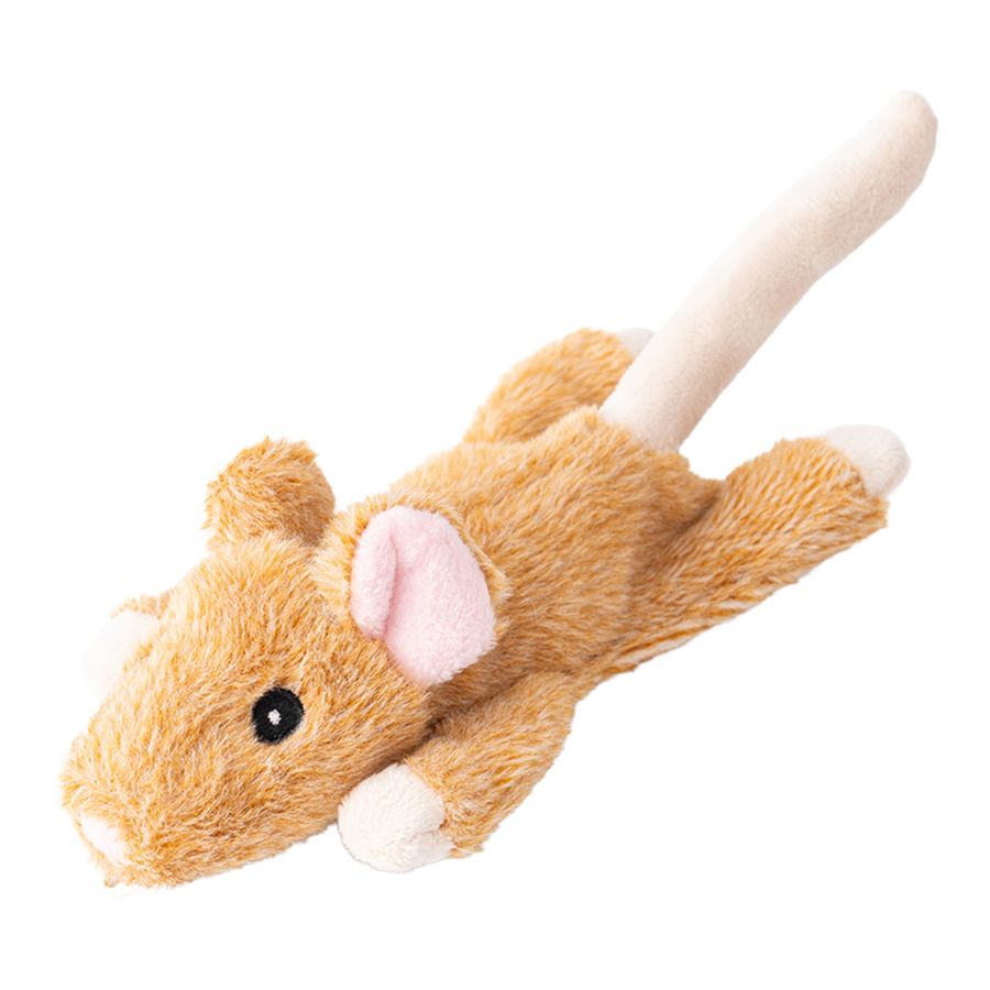 Tall Tails Dog Plush Stuffless Mouse 8''