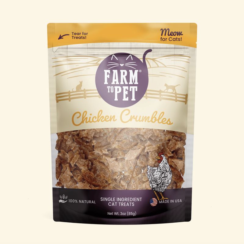 Farm To Pet Cat Chicken Crumbles